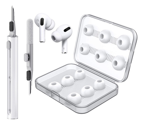 6 Almohadillas Silicon Eartips Repuesto Para AirPods Pro 1 2