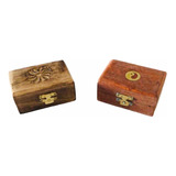 Pack 2 Cajas Decorativas Pequeñas Artesanales