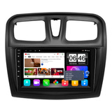 Multimidia Sandero Logan Android 13 4gb Carplay Voz 9p + 4g