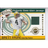 2001 Pacific Prism Atomic Jersey Brett Favre Qb Packers