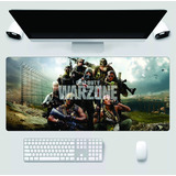 Mouse Pad Grande 90x40 Couro Gamer Desk Pad Call Of Duty 05