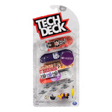 Tech Deck Pack 4 Finger Skate Modelo Habitat Patineta Dedos