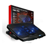 Base Notebook Suporte Gamer 17 Nbc-100 C3tech 4 Coolers Led