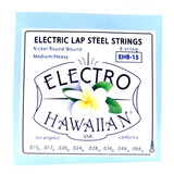 Asher Electro Hawaiian Lap Steel Cuerdas Conjunto Único Para