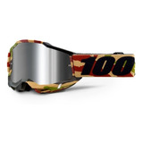 Goggle 100% Accuri 2 Mission Mirror Silver Flash Lens