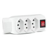 Adaptador L Com 4 Tomadas Multilaser - Bivolt 110v/220v