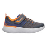 Tenis Skechers Niño Go Run 405098lx Gris-naranja 