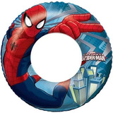 Flotador Spiderman Aro Piscina Niños Original Salvavidas 