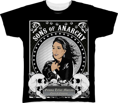 Camisa Camiseta Filhos Da Anarquia Sons Of Anarchy Jax 22