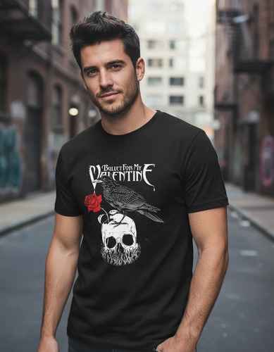Playera Bullet For My Valentine Crow | MercadoLibre