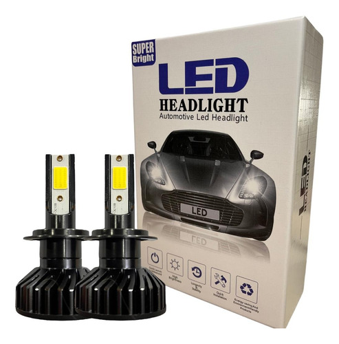 Led Automotivo Super Iluminação 20000lm H1 H3 H4 H7 H11 Hb3