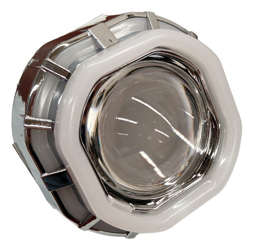 Foco Faro Lupa Led Delantero Luz Blanca Ojo Angel P/moto