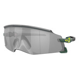 Óculos De Ciclismo Oakley Kato Prizm Black Verde Armação Preto Lente Preto