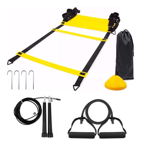 Kit De Entrenamiento Funcional Gadnic Escalera Soga Banda