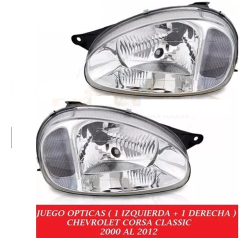 Juego Optica Corsa Classic 00 01 02 03 04 05 06 07 08 09 10