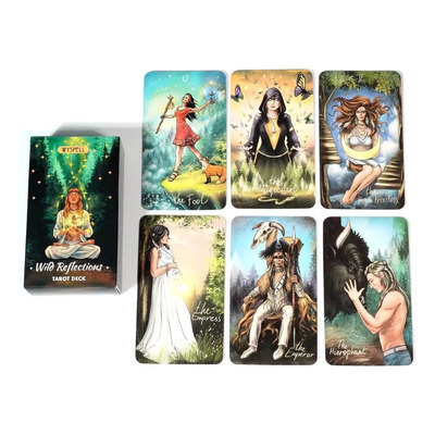 Mazo De Tarot Wild Reflection, Cartas De Adivinación Y Adivi