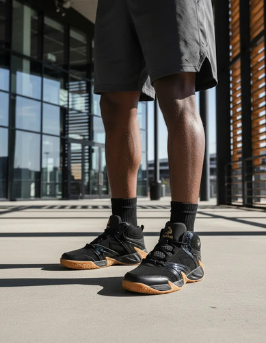 Tenis Hombre Deportivo Negro Piel Shaq 14504101 | Envío gratis