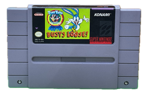 Tiny Toons Buster Bust Loose Snes Original  *play Again*