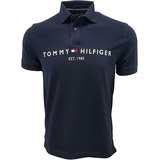 Tommy Hilfiger Tipo Polo Para Caballero Logo Frontal Talla L