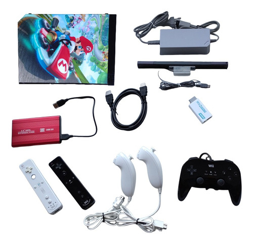 Nintendo Wii Varios Controles Motion Plus Hdmi Disco Duro