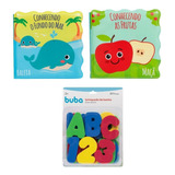 Banho Infantil Menino 2 Livros E Letras Para Hora Banho Bebe