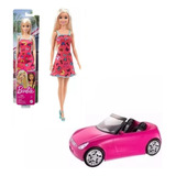Combo Auto Fashion De Barbie + Muñeca 30 Cm Original Mattel