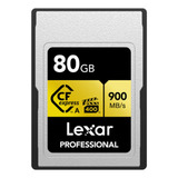 Cartão Cfexpress Lexar 80gb Type A 900 Mb/s P/ Sony Fx30 Fx3