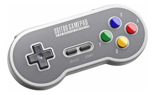 Controle Joystick Sem Fio 8bitdo Sf30 2.4g Cinza