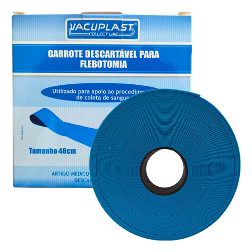 Garrote Descartável 46cm Para Flebotomia - 25 Tiras