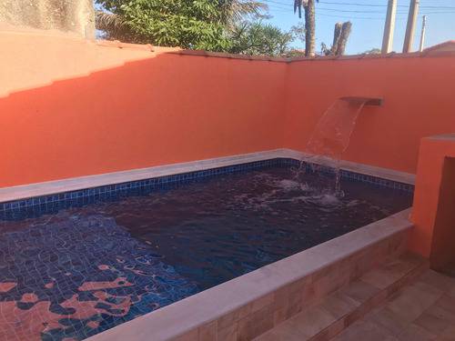 Casa Nova Com Piscina 2 Dorm.lado Praia Em Itanhaem! 289 Mil