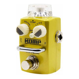Pedal Hotone Komp Mini Compresor Para Guitarra Color Amarillo