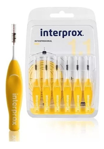 Interprox Interproximal Mini 1.1 Mm Pack X6 Un Dentaid