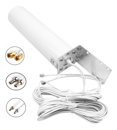 Antena Exterior Internet 4g Modem Zte Sma Elsys Multibanda