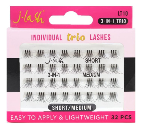 Pestañas Individuales Lash Trio Jlash