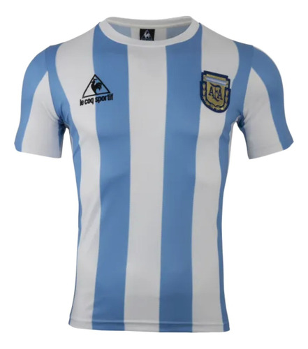 Camisa Retro Seleção Da Argentina 1986 I Le Coq Sportif