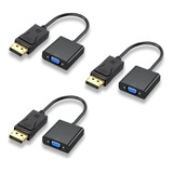 Adaptador Displayport (dp) A Vga, Convertidor Lpluziyyds Dp