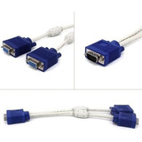 Cable 1 Vga Macho A 2 Vga Hembra Tipo Splitter