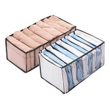 6 Pcs Caja De Almacenamiento De Ropa Organizadoras Plegable