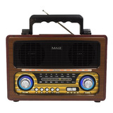 Bocina Bluetooth Radio Recargable Portatil Retro Vintage