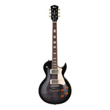 Guitarra Eléctrica Cort Cr Series Cr250 De Caoba Black Transparent Con Diapasón De Jatoba