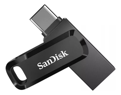 Pendrive Ultra Dual Drive Go Sandisk 128gb 3.1 Gen 1 Negro