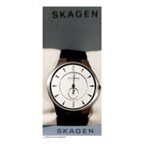 Reloj Skagen Denark, Original Extra Plano, Caballero.