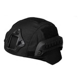 Forro Para Casco Táctico Militar Mich Airsoft Negro