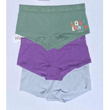 Lote Boyshort Pink Victorias Secret 3 Piezas Dama Grande H6