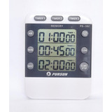 Timer Digital De Cocina Reloj Temporizador 3 Canales