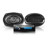 Combo Stereo B52 Usb Sd Aux Bluetooth + Parlantes 6x9 350w