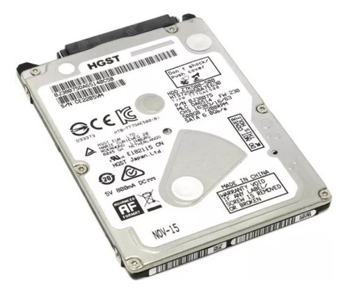 Disco Rigido 500gb Notebook Hgst Hitachi 2.5´´ 7200rpm  Dvr