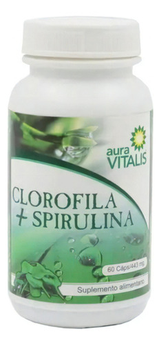 Clorofila + Espirulina 60 Cap, Desintoxicante, Bajar De Peso