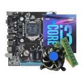 Kit Placa Mãe + Intel Core I3 4º 1150 Ram 16gb Ddr3 + Cooler
