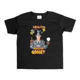 Remera Negra Adultos Inspector Gadget R106